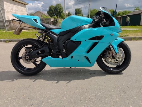 2004 Honda CBR 1000 RR/RA Fireblade, голубой, 510000 рублей, вид 3