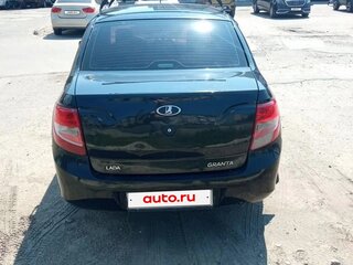 2014 Lada (ВАЗ) Granta I, чёрный, 360000 рублей, вид 2