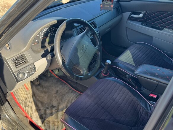 2012 Lada (ВАЗ) Priora I, синий, 345000 рублей - вид 6