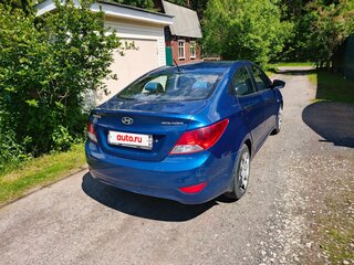 2011 Hyundai Solaris I, синий, 530000 рублей, вид 5