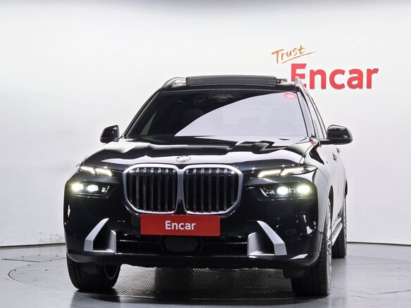2023 BMW X7 40d I (G07) Рестайлинг, чёрный - вид 2
