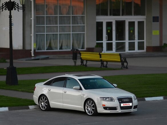 2005 Audi A6 III (C6), белый, 1200000 рублей - вид 1