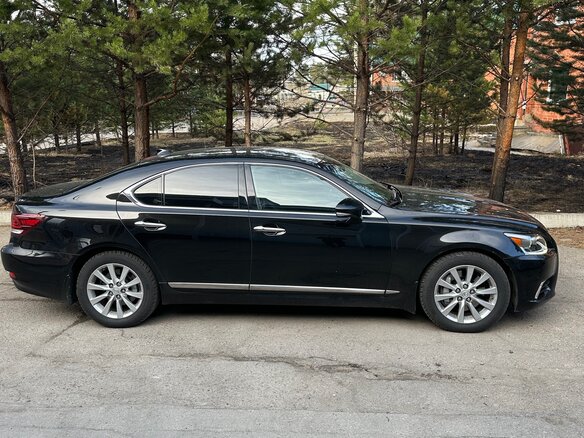 2013 Lexus LS 460 IV Рестайлинг 2, чёрный, 3100000 рублей - вид 1