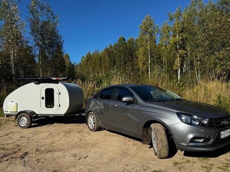 2025 GTS Trailer 71491, серебристый, 450000 рублей, вид 1