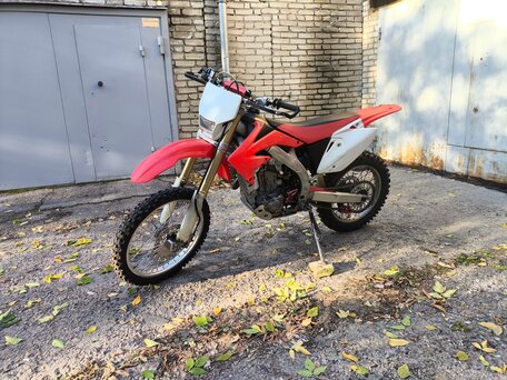 2006 Honda CRF 450X, красный, 360000 рублей, вид 2