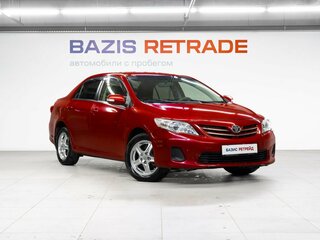2013 Toyota Corolla X (E140, E150) Рестайлинг, красный, 1150000 рублей, вид 3
