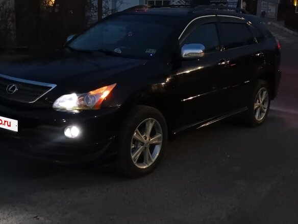 2008 Lexus RX 400h II Рестайлинг, чёрный, 1400000 рублей - вид 1