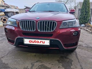 2012 BMW X3 30d xDrive II (F25), красный, 1720000 рублей, вид 2