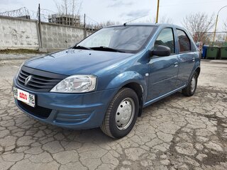 2015 Renault Logan I Рестайлинг, синий, 400000 рублей, вид 1