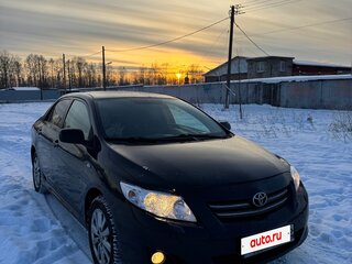 2008 Toyota Corolla AMT X (E140, E150), чёрный, 650000 рублей, вид 3