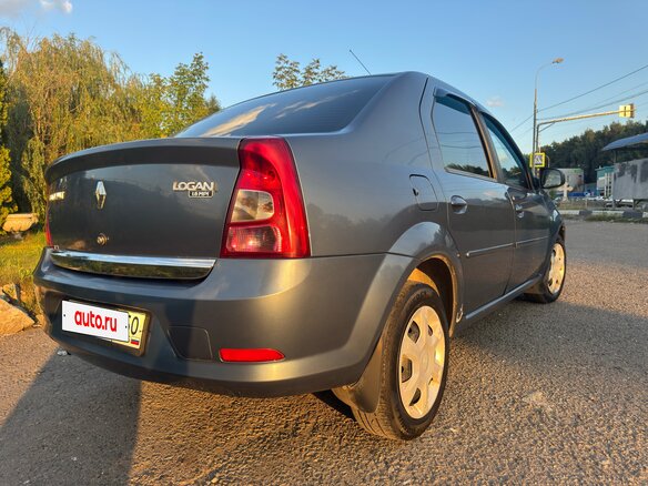 2010 Renault Logan I Рестайлинг, синий - вид 4