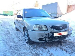 2008 Hyundai Accent ТагАЗ II, серый, 325000 рублей, вид 5