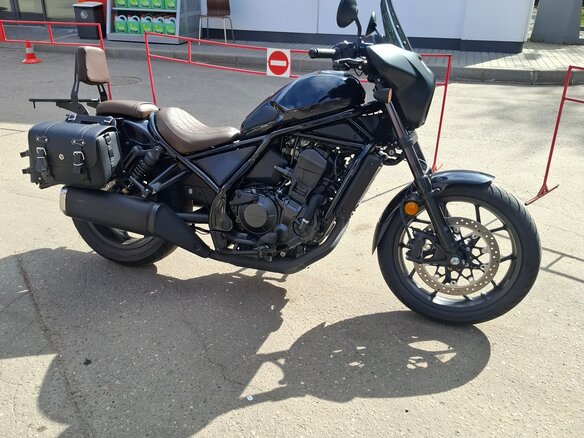 2022 Honda CMX 1100 Rebel, чёрный, 990000 рублей - вид 2
