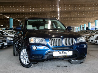 2011 BMW X3 28i xDrive II (F25), синий, 1400000 рублей, вид 2