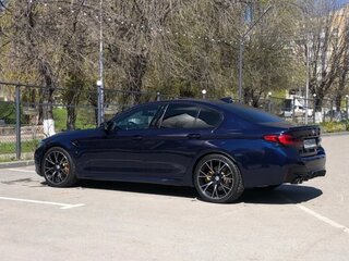 2021 BMW 5 серии 530d xDrive VII (G30/G31/G38) Рестайлинг, синий, 5300000 рублей, вид 4