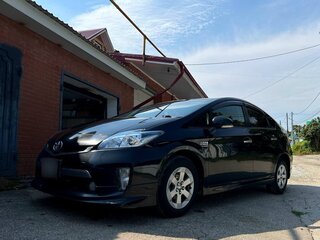 2012 Toyota Prius PHV ZVW35 III Рестайлинг (XW30), чёрный, 1135000 рублей, вид 4
