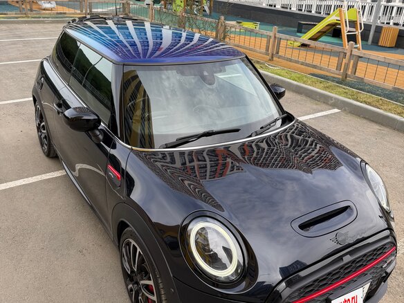 2021 Mini Hatch JCW III (F55/F56) Рестайлинг 2, синий - вид 5