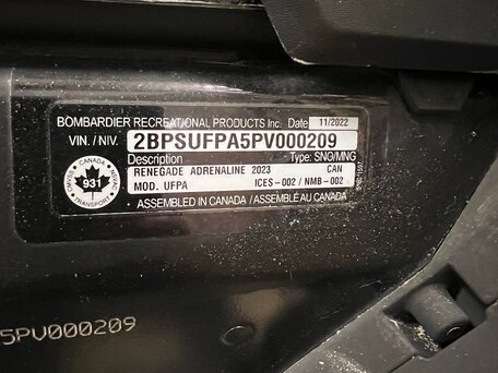 2022 BRP Ski-Doo Renegade X-RS 850, чёрный, 1300000 рублей, вид 3