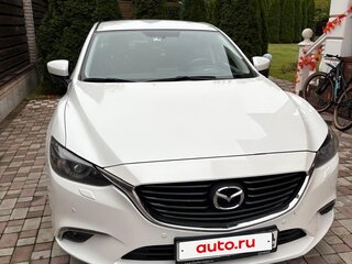 2017 Mazda 6 III (GJ) Рестайлинг, белый, 1600000 рублей, вид 4