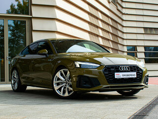 2021 Audi A5 Sportback 45 TFSI II (F5) Рестайлинг, зелёный, 4689000 рублей, вид 5