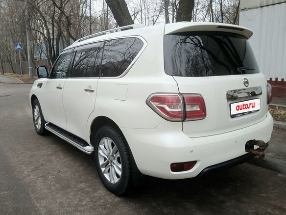 2014 Nissan Patrol VI (Y62) Рестайлинг, белый, 2550000 рублей - вид 5
