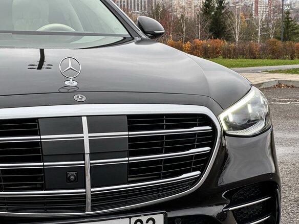 2021 Mercedes-Benz S-Класс 350 d Long 4MATIC VII (W223), чёрный - вид 3