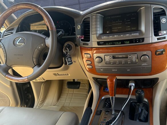 2006 Lexus LX 470 II Рестайлинг, чёрный, 2500000 рублей - вид 6