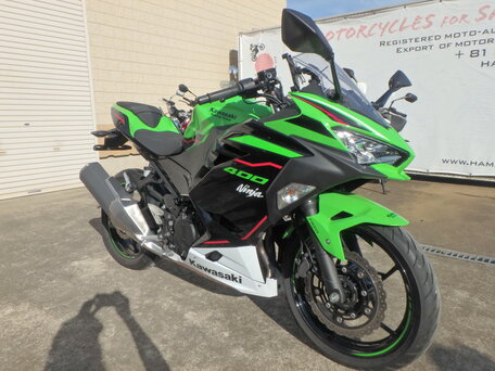 2021 Kawasaki Ninja 400, зелёный, 640000 рублей, вид 1