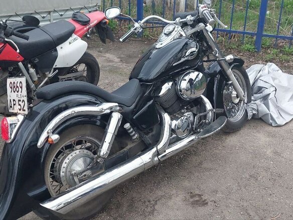 1998 Honda Shadow 400, чёрный, 350000 рублей - вид 4