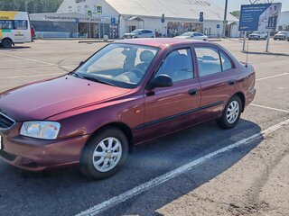 2010 Hyundai Accent ТагАЗ II, пурпурный, 530000 рублей, вид 2