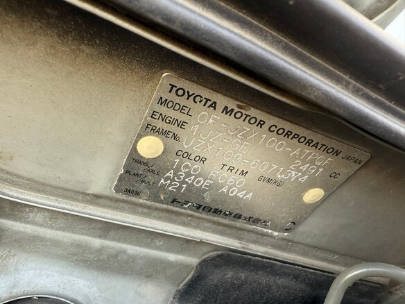 1996 Toyota Mark II VIII (X100), серый, 1049999 рублей - вид 16