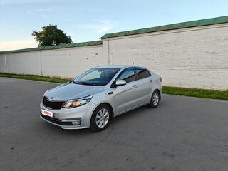 2016 Kia Rio III Рестайлинг, серый, 1170000 рублей, вид 3