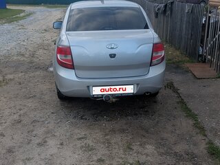 2015 Lada (ВАЗ) Granta I, серебристый, 320000 рублей, вид 4
