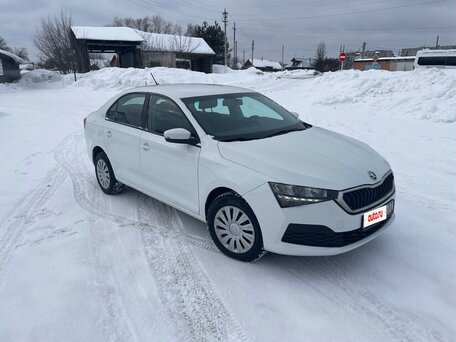 2021 Skoda Rapid II, белый, 860000 рублей, вид 4