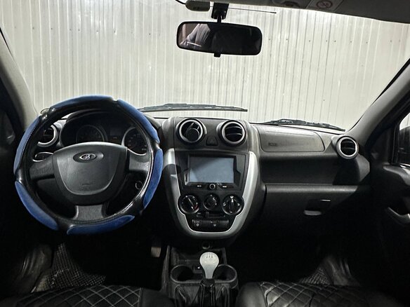 2015 Lada (ВАЗ) Granta I, чёрный, 430000 рублей - вид 6