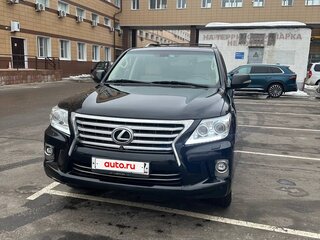 2013 Lexus LX 570 III Рестайлинг, чёрный, 3499999 рублей, вид 1