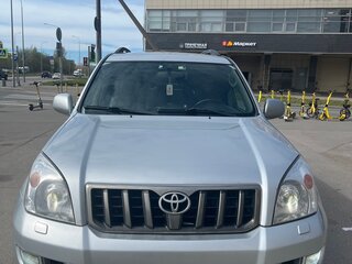 2008 Toyota Land Cruiser Prado 5-speed 120 Series Рестайлинг, серебристый, 2090000 рублей, вид 2