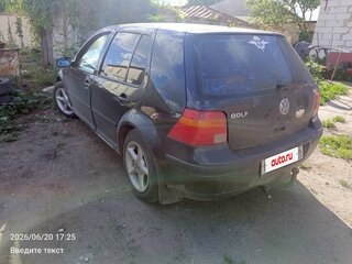 1998 Volkswagen Golf IV, чёрный, 255000 рублей, вид 4