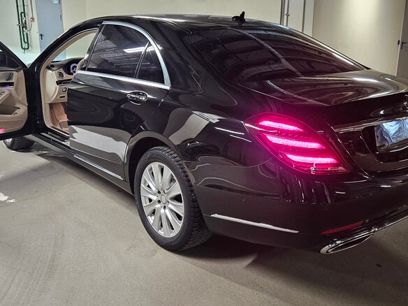 2019 Mercedes-Benz S-Класс 560 Long VI (W222, C217) Рестайлинг, чёрный, 4050000 рублей - вид 11