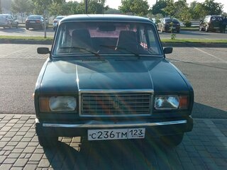 2004 Lada (ВАЗ) 2107, зелёный, 200000 рублей, вид 2