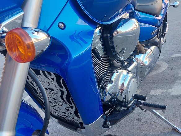 2007 Suzuki Boulevard M109R, синий, 1100000 рублей - вид 4
