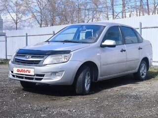2014 Lada (ВАЗ) Granta I, серебристый, 250000 рублей, вид 1