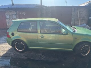 1998 Volkswagen Golf IV, зелёный, 250000 рублей, вид 4