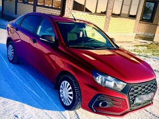 2016 Lada (ВАЗ) Vesta I, красный, 800000 рублей, вид 1