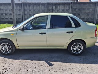 2006 Lada (ВАЗ) Kalina I, зелёный, 220000 рублей, вид 4