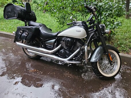2012 Kawasaki VN900 Vulcan, белый, 640000 рублей, вид 3