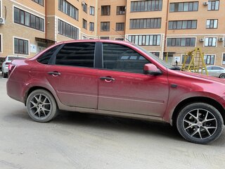 2013 Lada (ВАЗ) Granta I, красный, 450000 рублей, вид 3