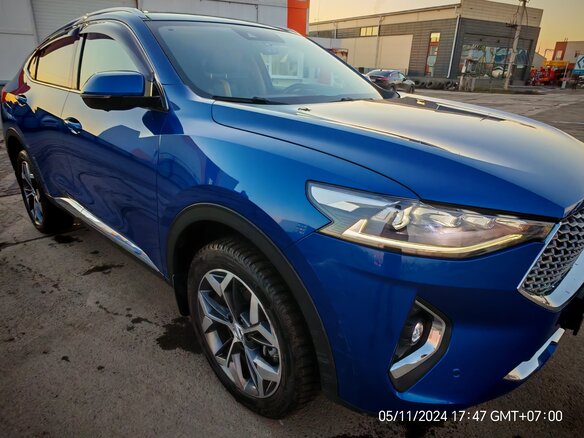 2021 Haval F7x I, синий, 2090000 рублей - вид 5