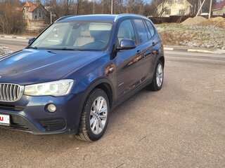 2016 BMW X3 30d xDrive II (F25) Рестайлинг, синий, 2950000 рублей, вид 1