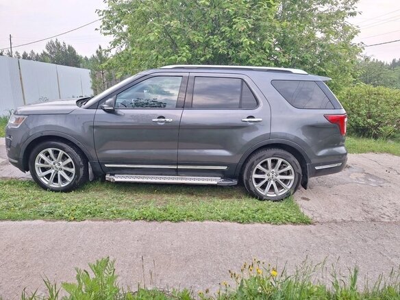 2019 Ford Explorer V Рестайлинг 2, серый, 3500000 рублей - вид 6